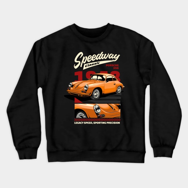 Porsche 356 Crewneck Sweatshirt by Harrisaputra